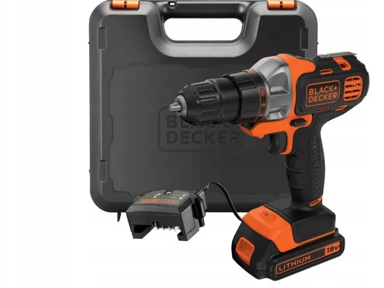 BLACK+DECKER NARZĘDZIE WIELOFUNKCYJNE MULTIEVO MT218K ZESTAW STARTOWY Z GŁOWICĄ WKRĘTARSKĄ WALIZKA