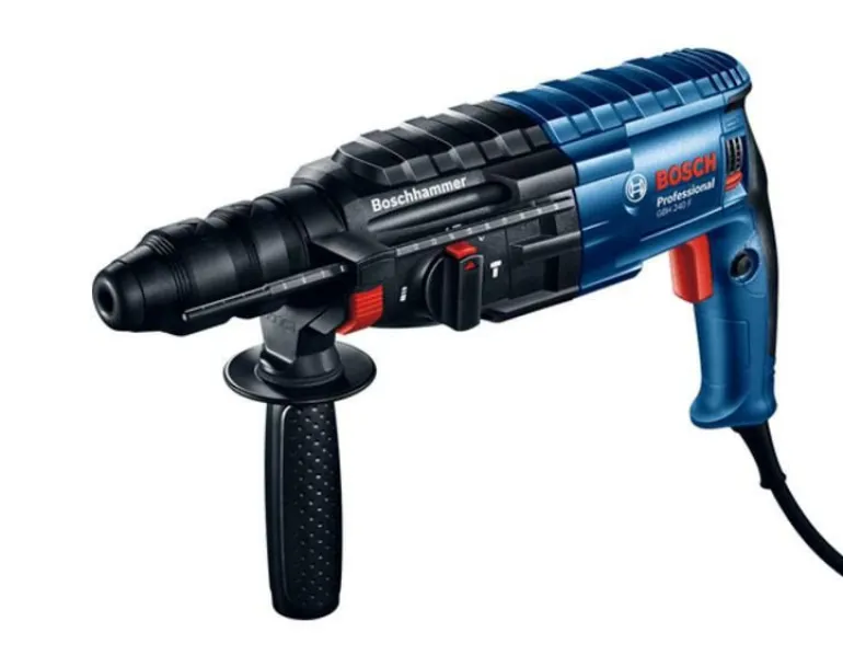 BOSCH MŁOTOWIERTARKA Z OPCJĄ KUCIA 790W 2,7J GBH 240 F + DADATKOWY UCHWYT