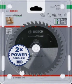 BOSCH PIŁA STANDARD WOOD ACCU 140x20x42z