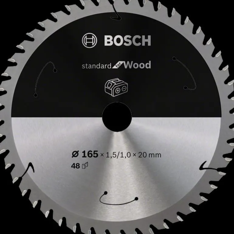 BOSCH PIŁA STANDARD WOOD ACCU 165x20x48z