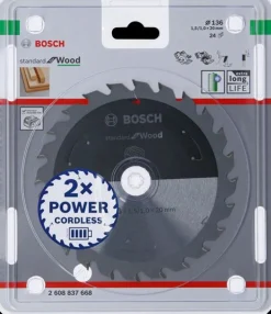 BOSCH PIŁA STANDARD WOOD ACCU 136x20x24z