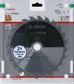BOSCH PIŁA STANDARD WOOD ACCU 190x30x24z