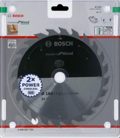 BOSCH PIŁA STANDARD WOOD ACCU 184x20x24z