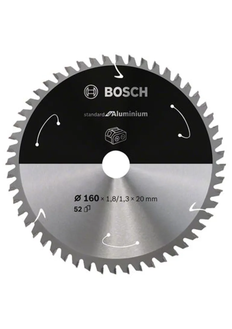 BOSCH PIŁA STANDARD.ALU 160x20x52z ACCU