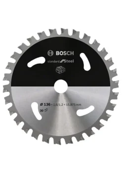 BOSCH PIŁA STANDARD.STAL 136x15,875x30z ACCU
