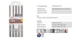 BOSCH WIERTŁO SDS PLUS-5X KPL. 5szt. 6/6/8/8/10x160mm