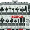 BOSCH ZESTAW FREZÓW 15szt. UCHWYT 1/4