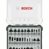 BOSCH ZESTAW FREZÓW 30szt. UCHWYT 6mm