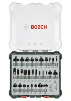 BOSCH ZESTAW FREZÓW 30szt. UCHWYT 6mm