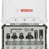 BOSCH ZESTAW FREZÓW 6szt. UCHWYT 8mm TRIM & EDGING
