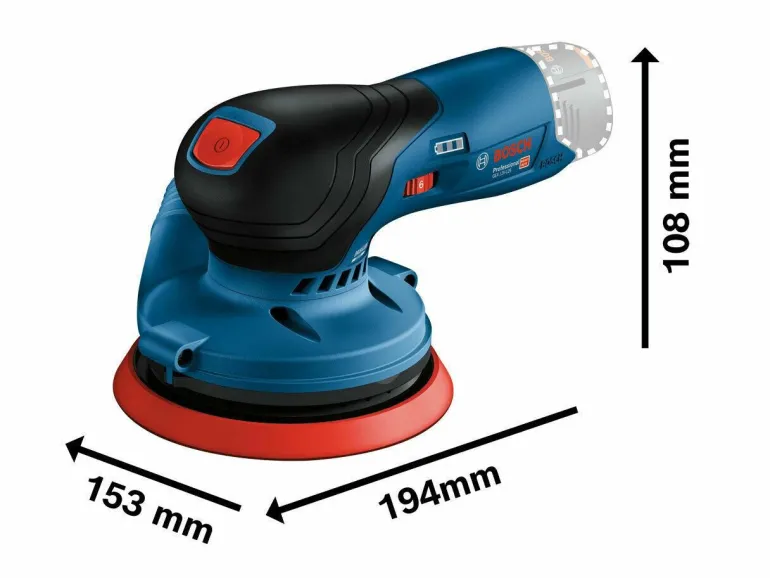 BOSCH.SZLIFIERKA MIMOŚR.GEX 12V-125