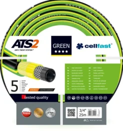CELLFAST WĄŻ OGRODOWY GREEN ATS2 ROZMIAR: 3/4" DŁUGOŚĆ: 50m