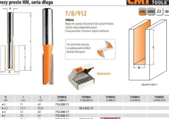 CMT FREZ PROSTY DŁUGI HM D= 6 I=25,4 L=60 S=8