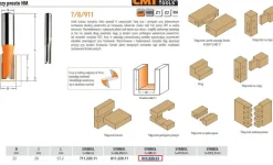 CMT FREZ PROSTY KRÓTKI HM D=22 I=20 L=57,2 S=8