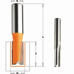 CMT FREZ PROSTY KRÓTKI HM D=12 I=20 L=50 S=6,35