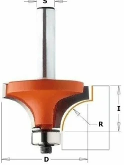 CMT FREZ ZAOKRĄGLAJĄCY Z ŁOŻYSKIEM HM R= 3 D=18,7 I=12,7 S=6