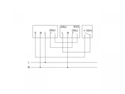 Czujnik obecności Steinel IR MICRO DALI-2 APC UP biała