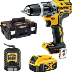 DeWalt DCD796P1 - ładowarka DCB1102 + akumulator DCB184 - brak walizki