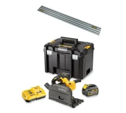 DEWALT FLEXVOLT PILARKA TARCZOWA - ZAGŁĘBIARKA 54V 2x6,0Ah SZYNA 1,5m DCS520T2R
