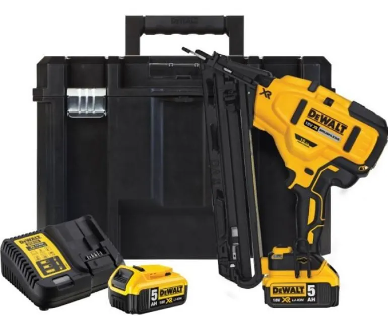 DEWALT GWOŹDZIARKA 18V 16Ga 32-63mm 2x5,0Ah BEZSZCZOTKOWA DCN650P2