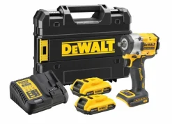 DEWALT KLUCZ UDAROWY 1/2" 18V 406Nm 2x2,0Ah TSTAK PIERŚCIEŃ DCF921D2T