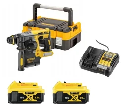 DEWALT MŁOT WIERCĄCO-KUJĄCY SDS-PLUS 18V 2,1J 2 x 5,0Ah XR LI-ION BEZSZCZOTKOWA TSTAK DCH273P2T