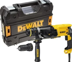 DEWALT MŁOTOWIERTARKA Z OPCJĄ KUCIA 800W 2,8J + UCHWYT + KUFER