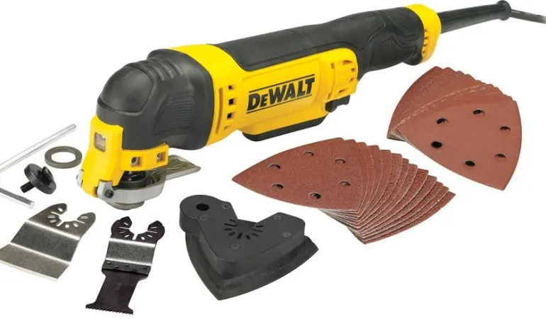DEWALT NARZĘDZIE WIELOFUNKCYJNE 300W + AKCESORIA 29szt. DWE315