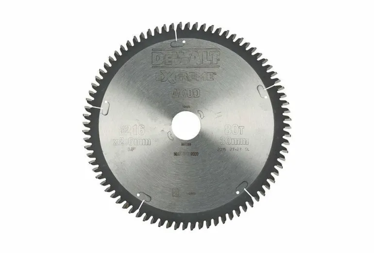 DEWALT PIŁA TARCZ.216x30mmx80z