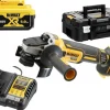 DEWALT SZLIFIERKA KĄTOWA 18V 125mm 2x5,0Ah XR LI-ION BEZSZCZOTKOWA DCG405P2