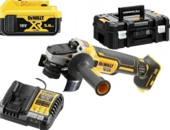 DEWALT SZLIFIERKA KĄTOWA 18V 125mm 2x5,0Ah XR LI-ION BEZSZCZOTKOWA DCG405P2