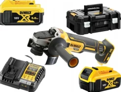 DEWALT SZLIFIERKA KĄTOWA 18V 125mm 2x5,0Ah XR LI-ION BEZSZCZOTKOWA DCG405P2