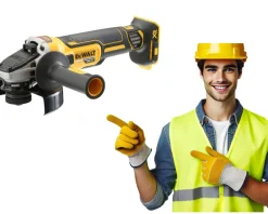 DEWALT SZLIFIERKA KĄTOWA 18V LI-ION 125mm BEZ AKUMULATORÓW I ŁADOWARKI BEZSZCZOTKOWA DCG405N