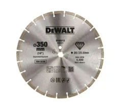 DEWALT TARCZA DIAMENTOWA 350x25,4mm SEGMENTOWA