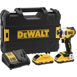 DEWALT ZAKRĘTARKA UDAROWA 18V 190Nm 2x3,0Ah TSTAK DCF809L2T
