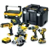 DEWALT ZESTAW COMBO 18V DCD796 +DCF887+DCS391+ DCS331+DCL050 + 3xDCB184 + DCB115 +TSTAK I+TSTAK VI