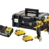 DEWALT ZESTAW COMBO 12V DCK2110L2T (DCD701+DCF801) 2x3,0Ah TSTAK II DCK2110L2T