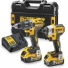 DEWALT ZESTAW COMBO 18V WKRĘTARKA DCD791 + ZAKRĘTARKA DCF887 2 x 5,0Ah + WALIZKA TSTAK DCK268P2T