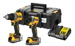 DEWALT ZESTAW COMBO 18V WKĘTARKA DCD800 + ZAKRĘTARKA DCF850 2x1,7Ah POWERSTACK DCK2051E2T