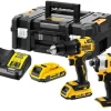 DEWALT ZESTAW COMBO 18V 2x2,0Ah WKRĘTARKA UDAROWA DCD709 + ZAKRĘTARKA DCF809 DCK2062D2T