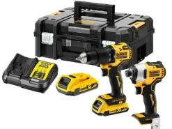DEWALT ZESTAW COMBO 18V 2x2,0Ah WKRĘTARKA UDAROWA DCD709 + ZAKRĘTARKA DCF809 DCK2062D2T