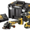 DEWALT.ZESTAW COMBO 18V (DCD796+DCG405) 2x5,0Ah TSTAK VI DCK2080P2T