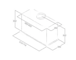 Elica LANE B BL MAT/A/72