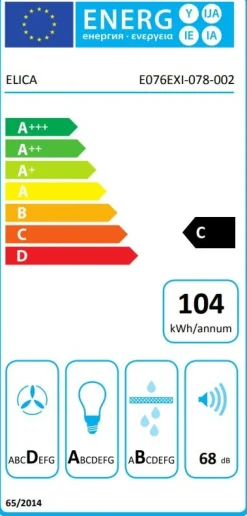Elica TUBE PRO ISLAND WH MAT/A/43