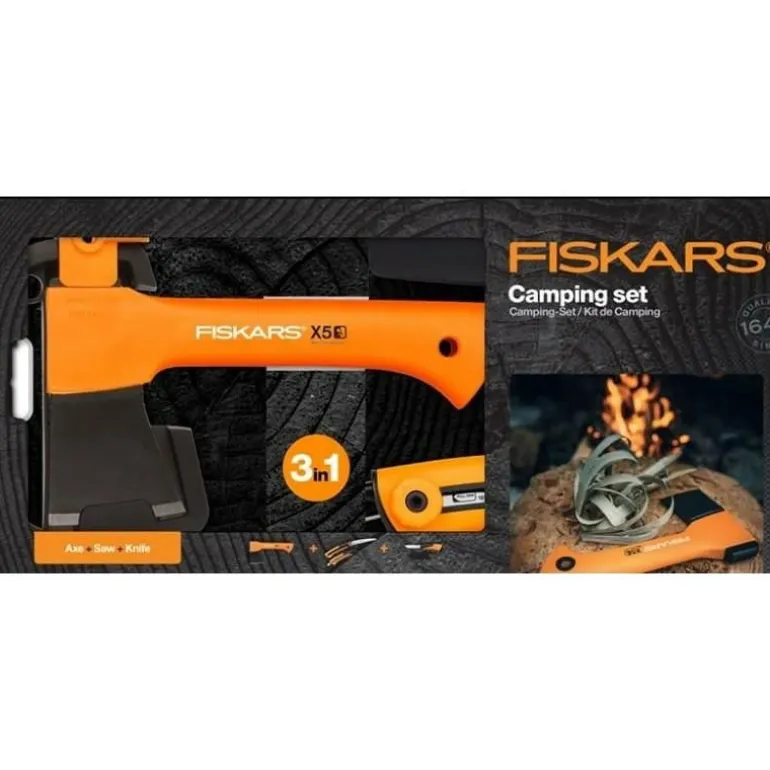 FISKARS SIEKIERA TOPOREK X5 - XXS + NÓŻ + PIŁA