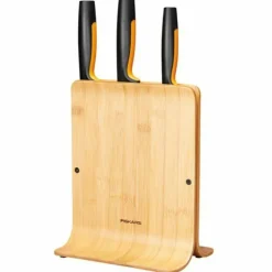 FISKARS ZESTAW 3 NOŻY W BLOKU BAMBUSOWYM FUNCTIONAL FORM