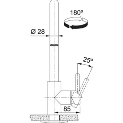 FRANKE STUDIO KUBUS PULL-OUT SPRAY 115.0529.207