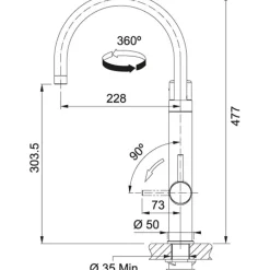 FRANKE VITAL CHROM 120.0551.218