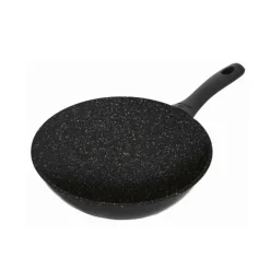 GERLACH.PATELNIA WOK 28cm GRANITEX ALUM.