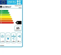 GLOBALO HADARIO 60.2 BLACK + FILTRY WĘGLOWE ASC 450 GRATIS